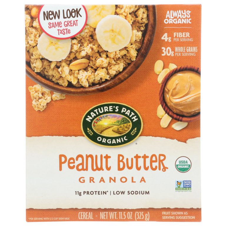 NATURE’S PATH: Organic Peanut Butter Granola Cereal, 11.5 oz