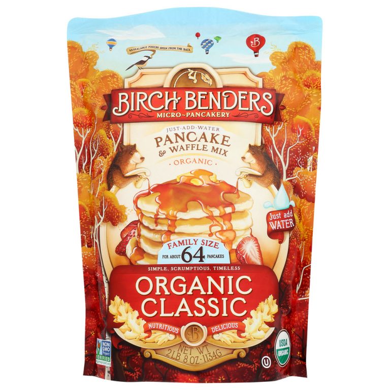 BIRCH BENDERS: Mix Pncake Waffle Classic, 40 OZ