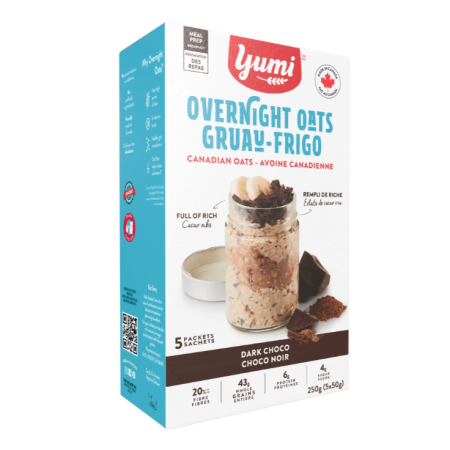 YUMI: Dark Choco Overnight Oats, 8.8 oz