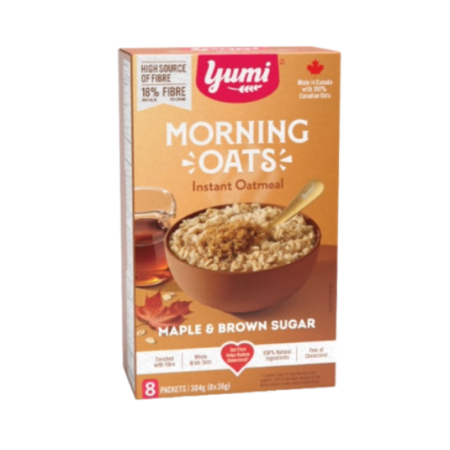 YUMI: Maple and Brown Sugar Morning Oats, 10.72 oz