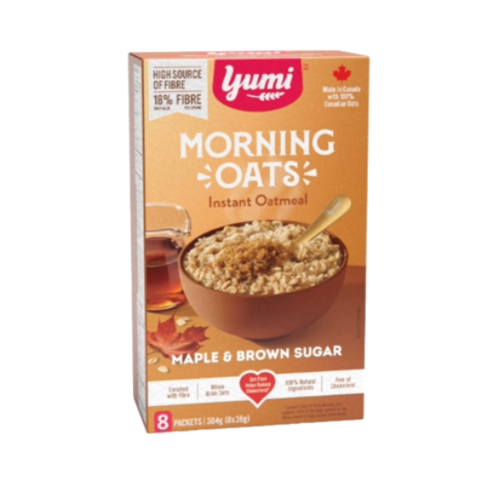 YUMI: Maple and Brown Sugar Morning Oats, 10.72 oz