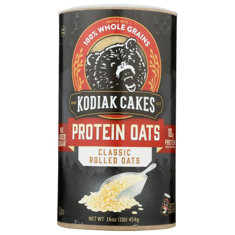 KODIAK: Oatmeal Classic Rolled Oats Canister, 16 oz