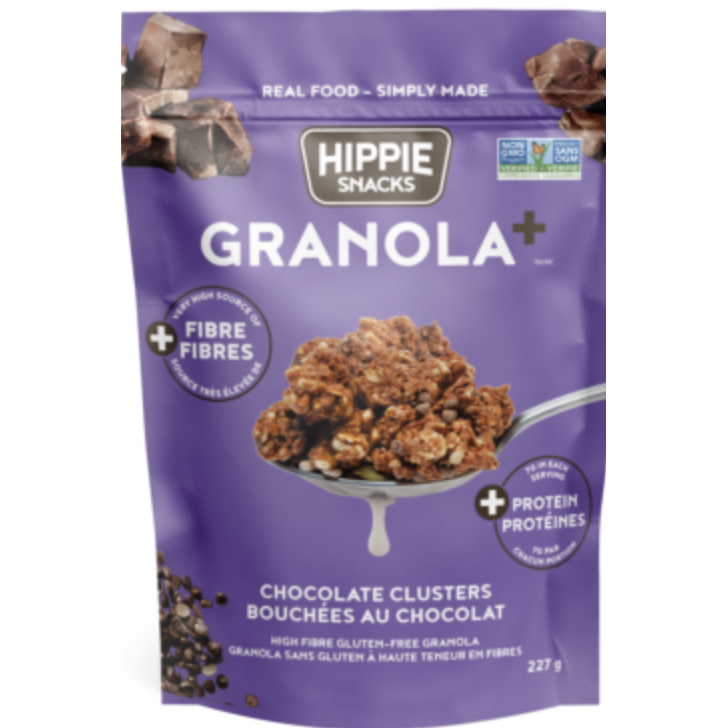 HIPPIE SNACKS: Granola Chocolate, 8 oz